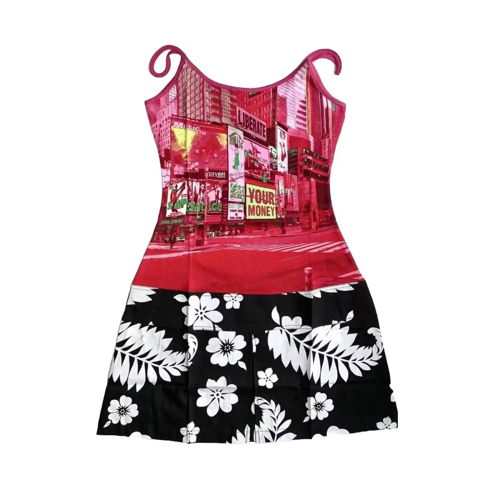 Custo Barcelona Y2K Graphic Print Mini Dress - S size