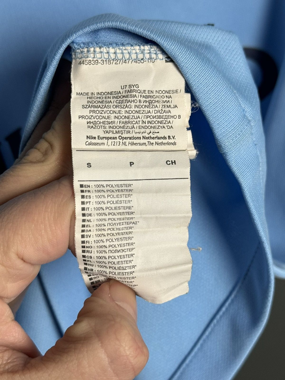 Nike Manchester City 17/18 Home Football Jersey Size US S / EU 44-46 / 1 - 18 Thumbnail