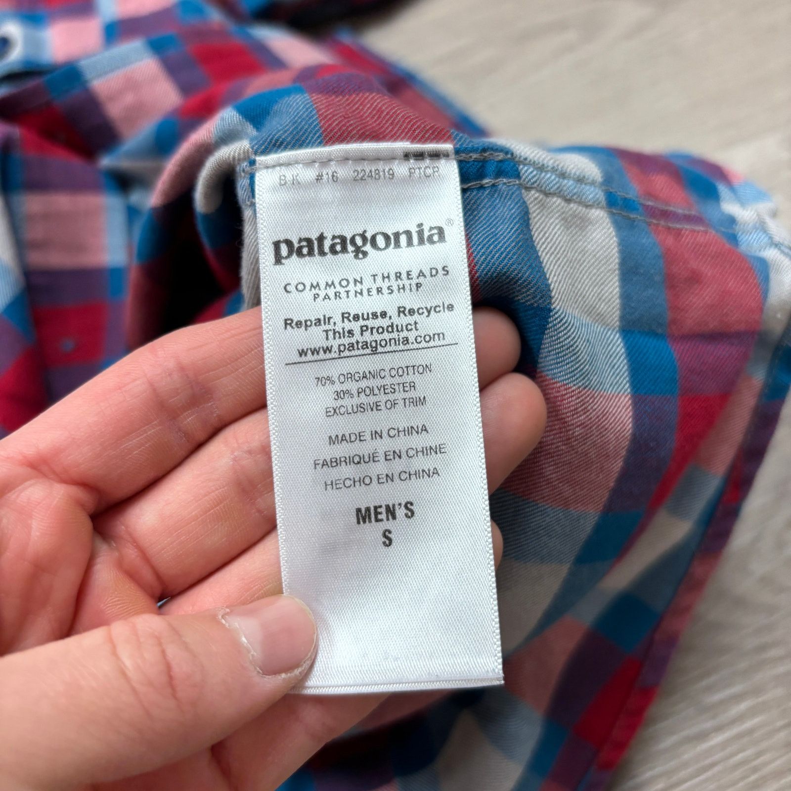 Patagonia Patagonia Long Sleeved Buckshot Plaid Shirt Men's S Workwear Size US S / EU 44-46 / 1 - 7 Thumbnail
