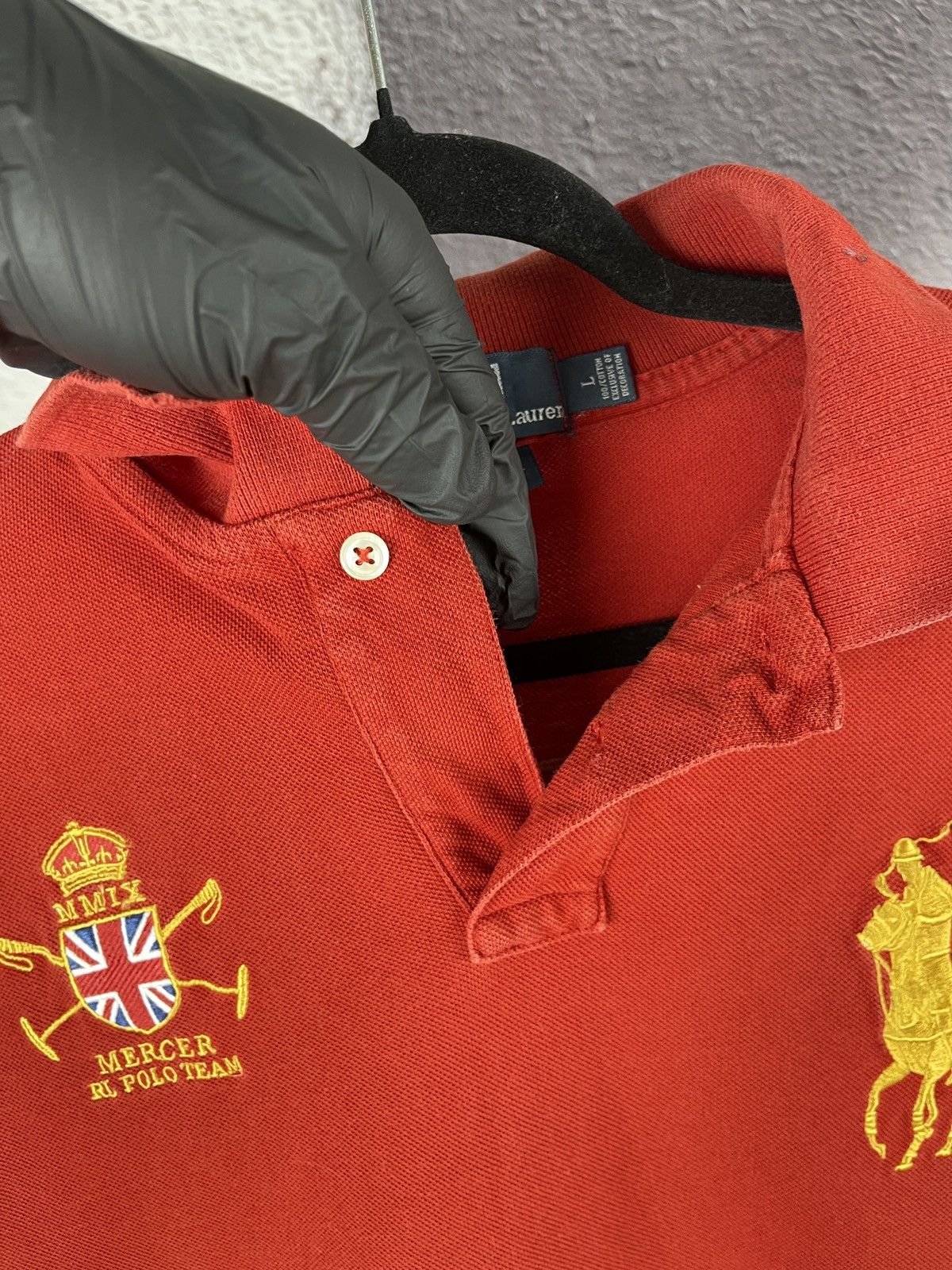 Polo Ralph Lauren Polo Ralph Lauren vintage Mercer Team distressed rugby polo Size US L / EU 52-54 / 3 - 7 Thumbnail