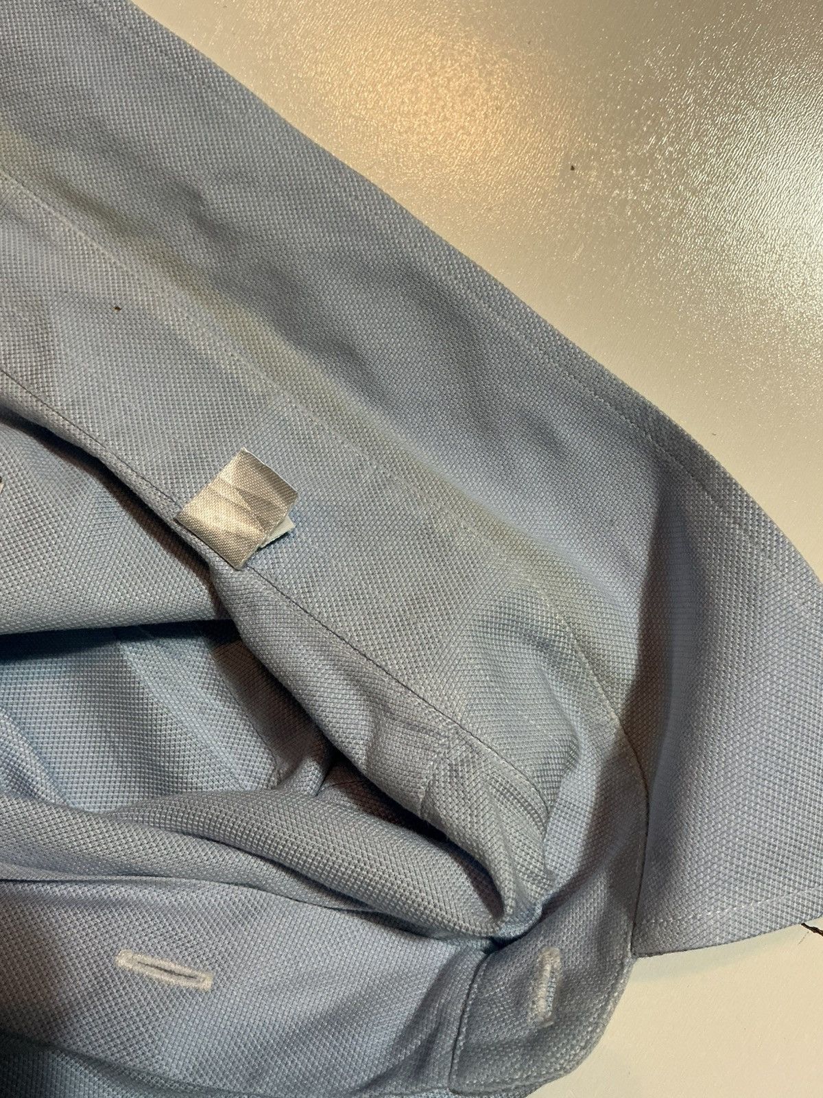Armani Collezioni Armani Collezioni Made In Italy Blue Button Dress Shirt Size US XL / EU 56 / 4 - 11 Thumbnail