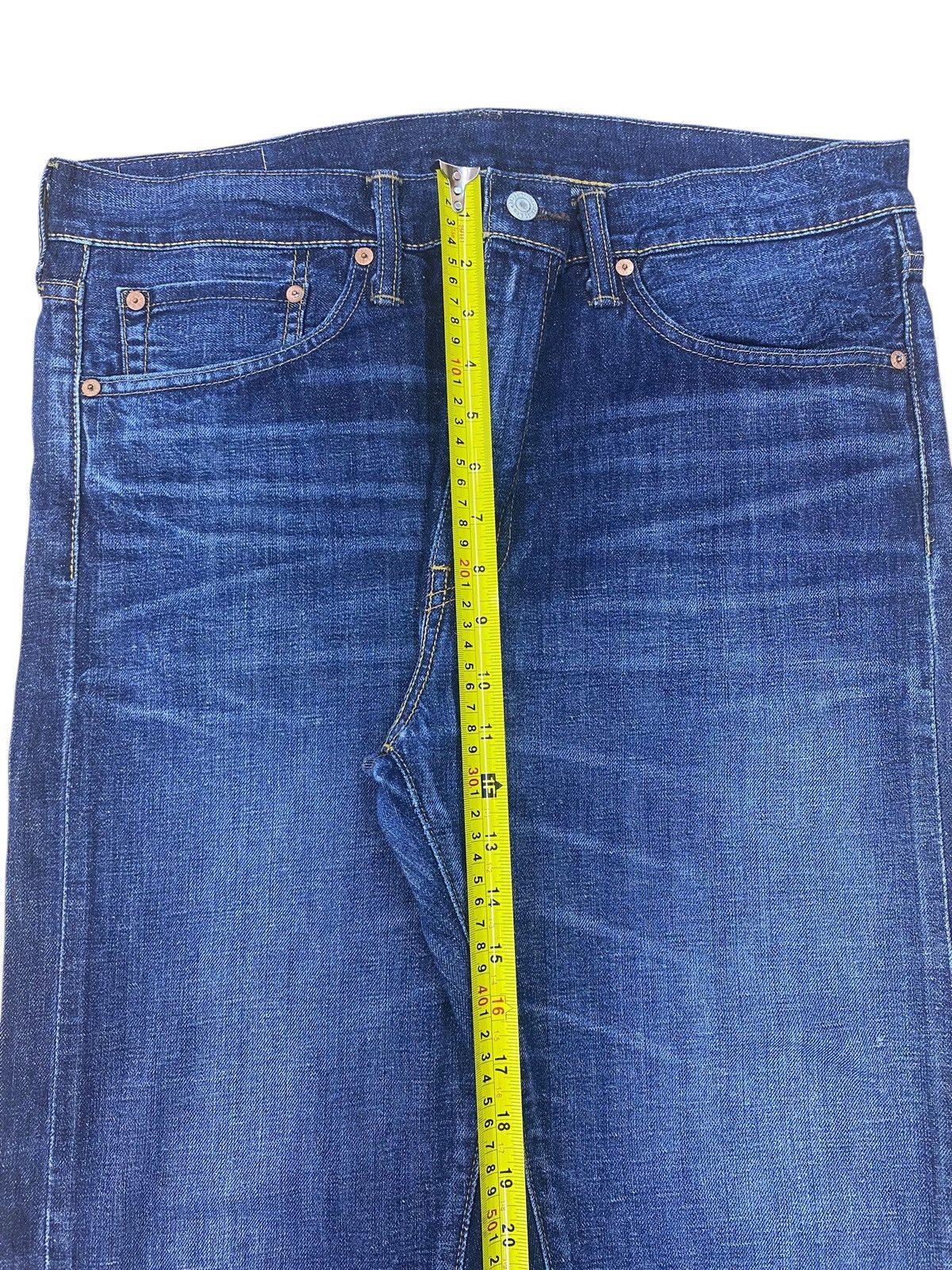 Levi's Levi’s Vintage Whiskers Blue Wash Style Straight Cut Jeans Size US 36 / EU 52 - 6 Thumbnail