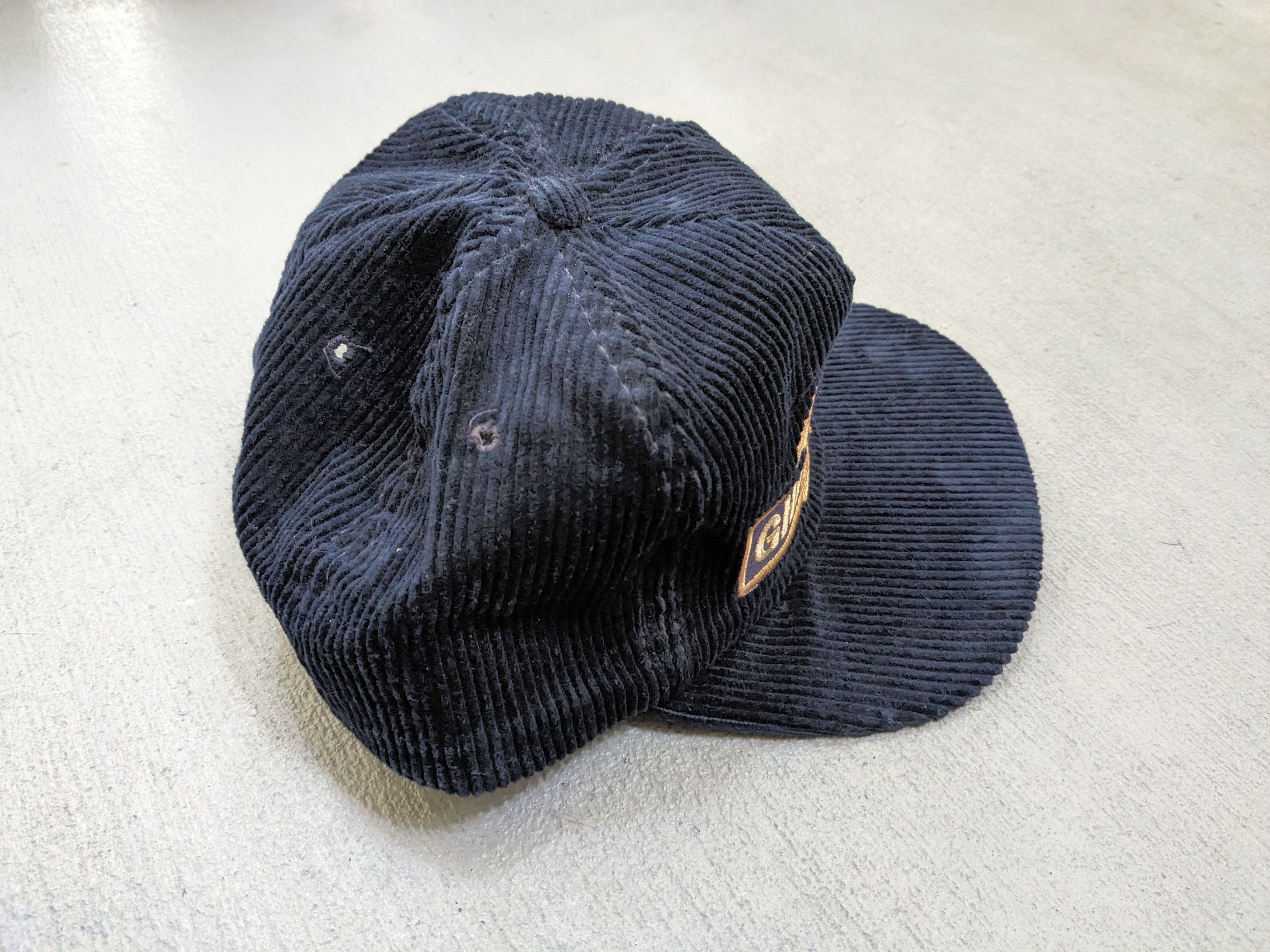 Vintage Vintage Ghirardelli Hat Corduroy Navy Blue USA Cap Size ONE SIZE - 9 Thumbnail