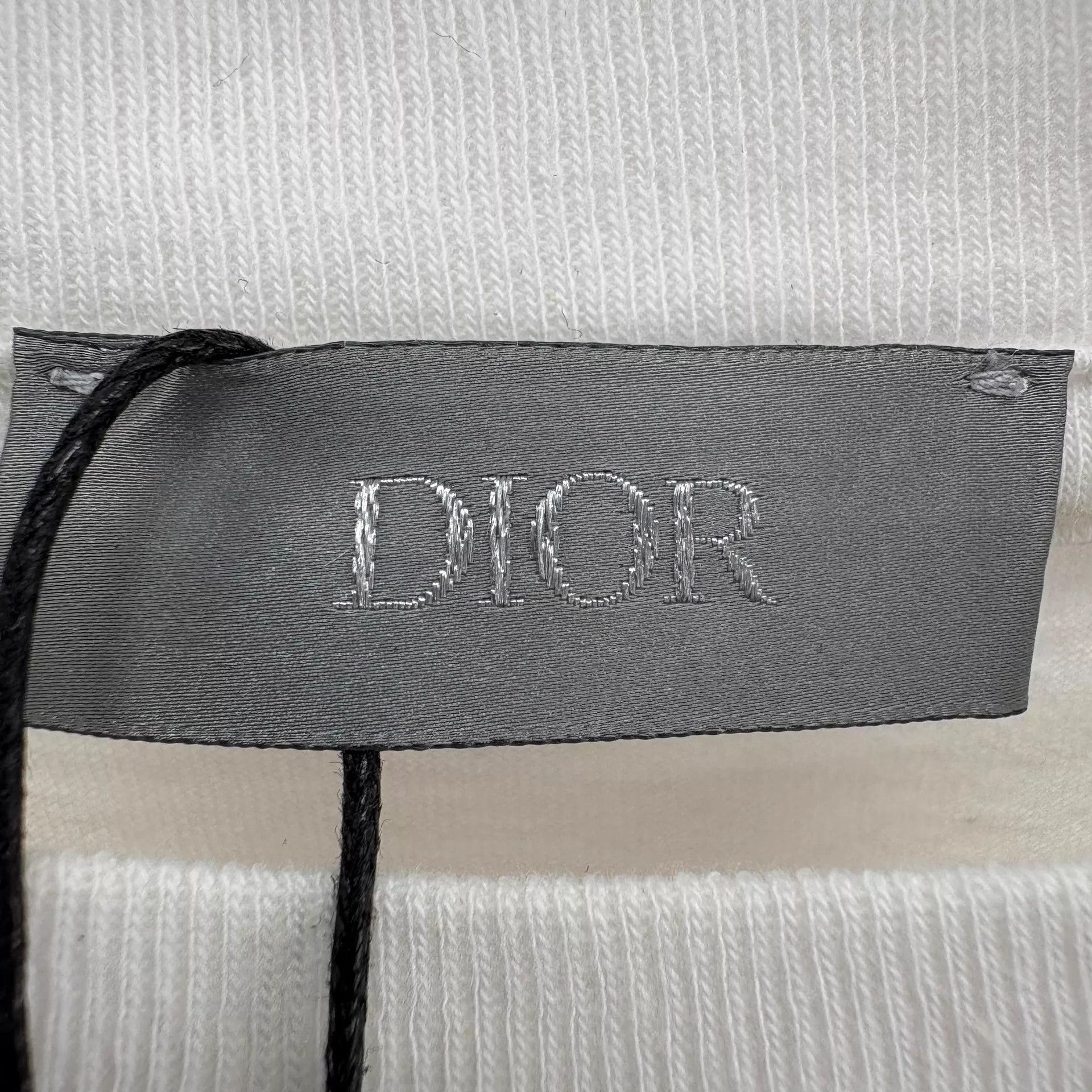 Dior Dior White Print Short Sleeve Tee M Italian 100% Cotton Size US M / EU 48-50 / 2 - 6 Thumbnail