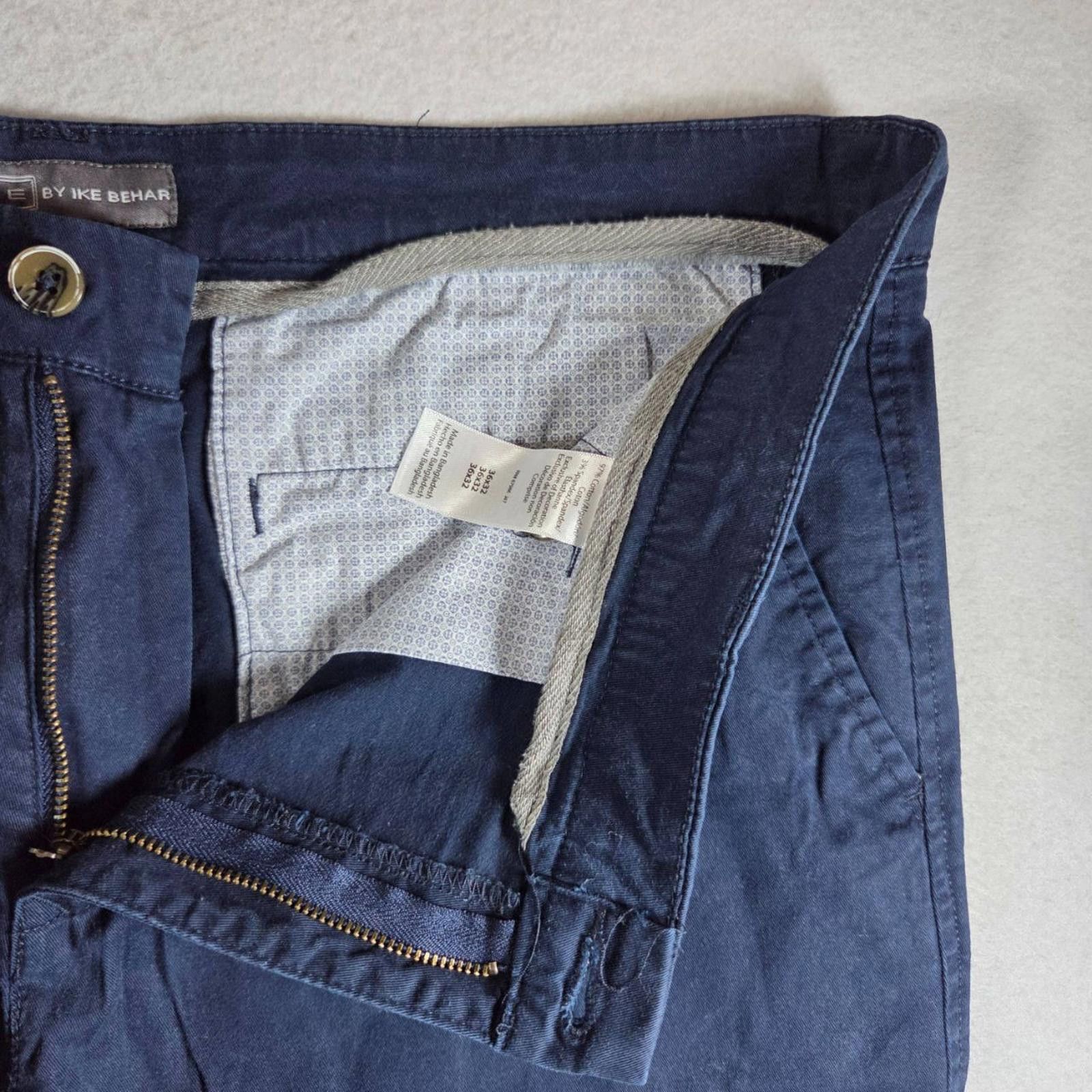 Other IKE By Ike Behar Mens Chino Pants Size 36x32 Dark Blue Size US 36 / EU 52 - 8 Thumbnail