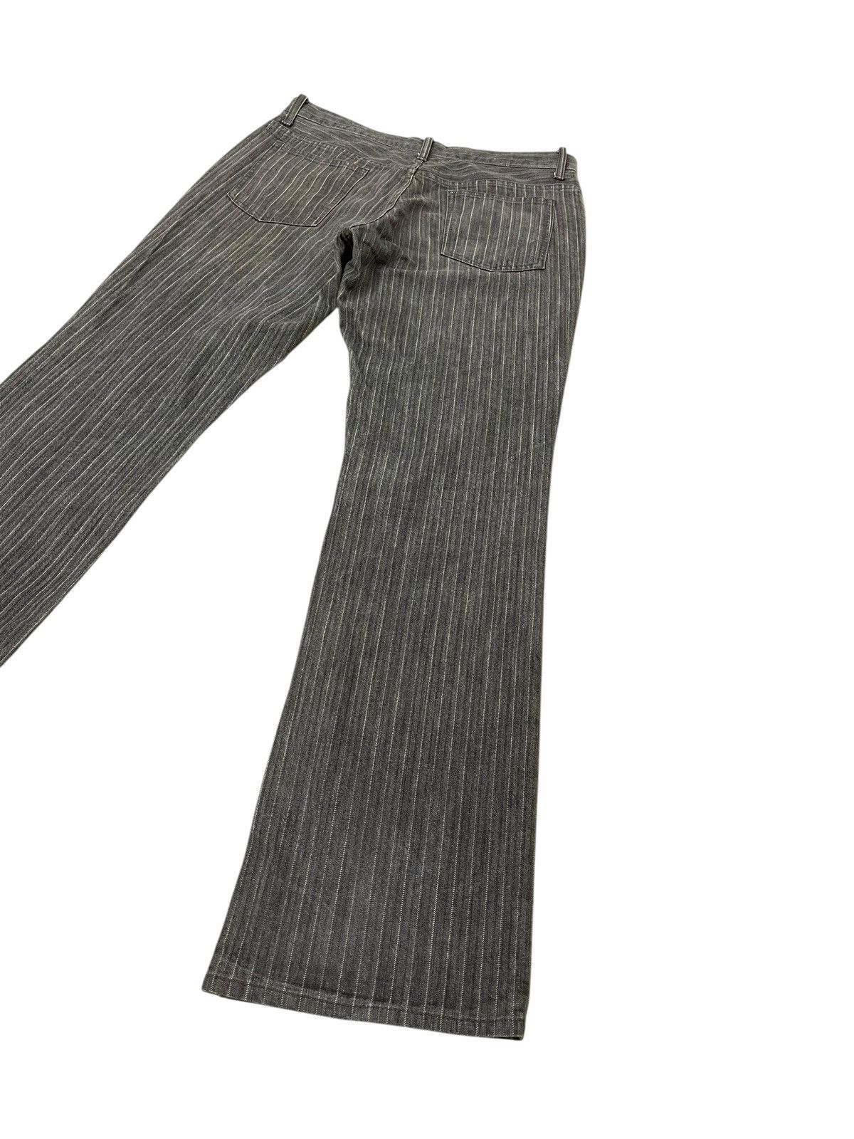 Japanese Brand Flare Jeans UJ Japan Herringbones Striped Boot Cut 2🟦4 Size US 34 / EU 50 - 3 Thumbnail
