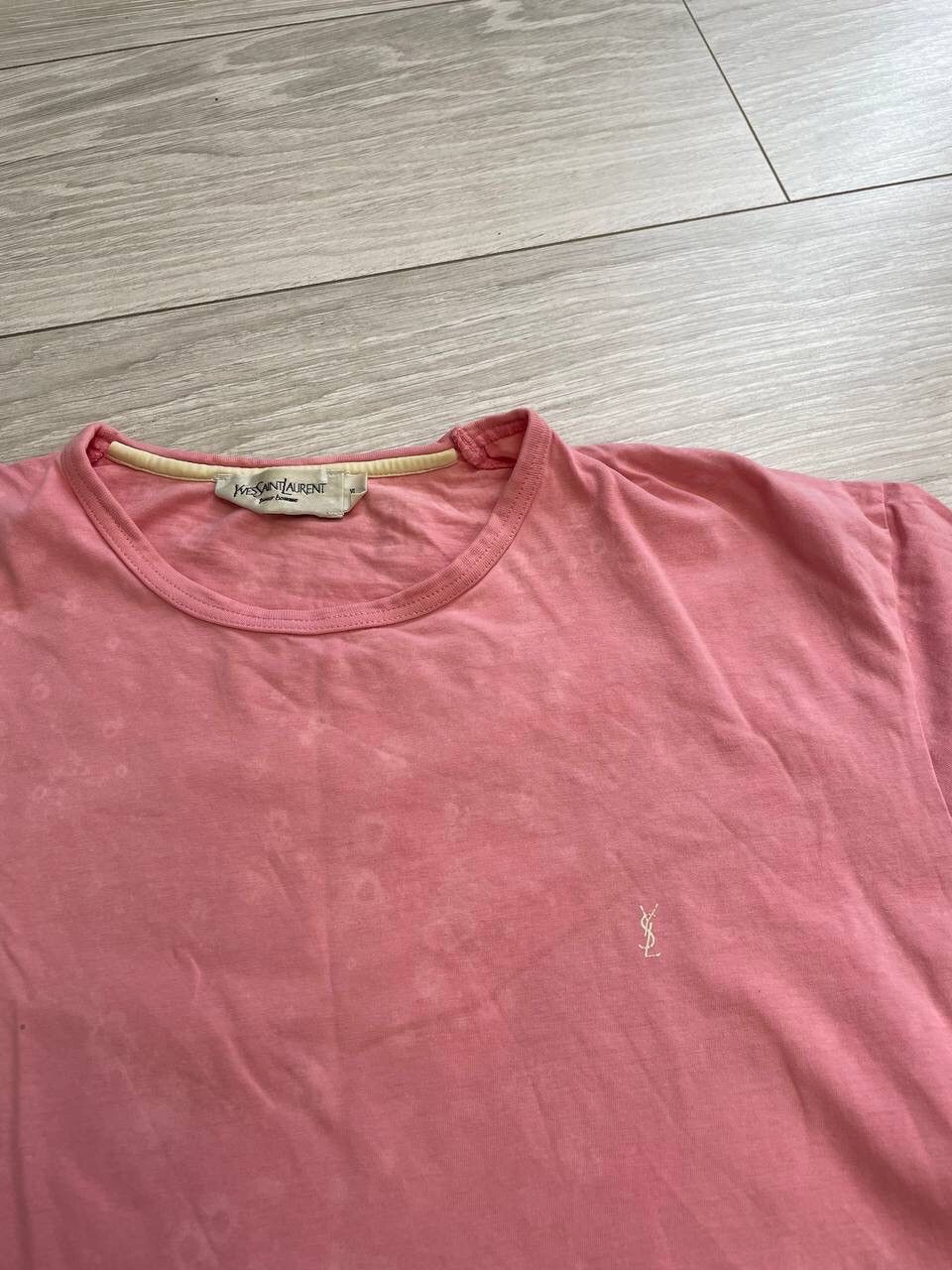 Japanese Brand × Vintage × Yves Saint Laurent Vintage Yves Saint Laurent YSL Distressed Tee T-Shirt Y2K Size US XL / EU 56 / 4 - 3 Thumbnail