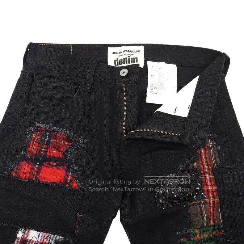 Junya Watanabe Junya Watanabe size XS Black Denim Jeans Size US 27 - 3 Thumbnail