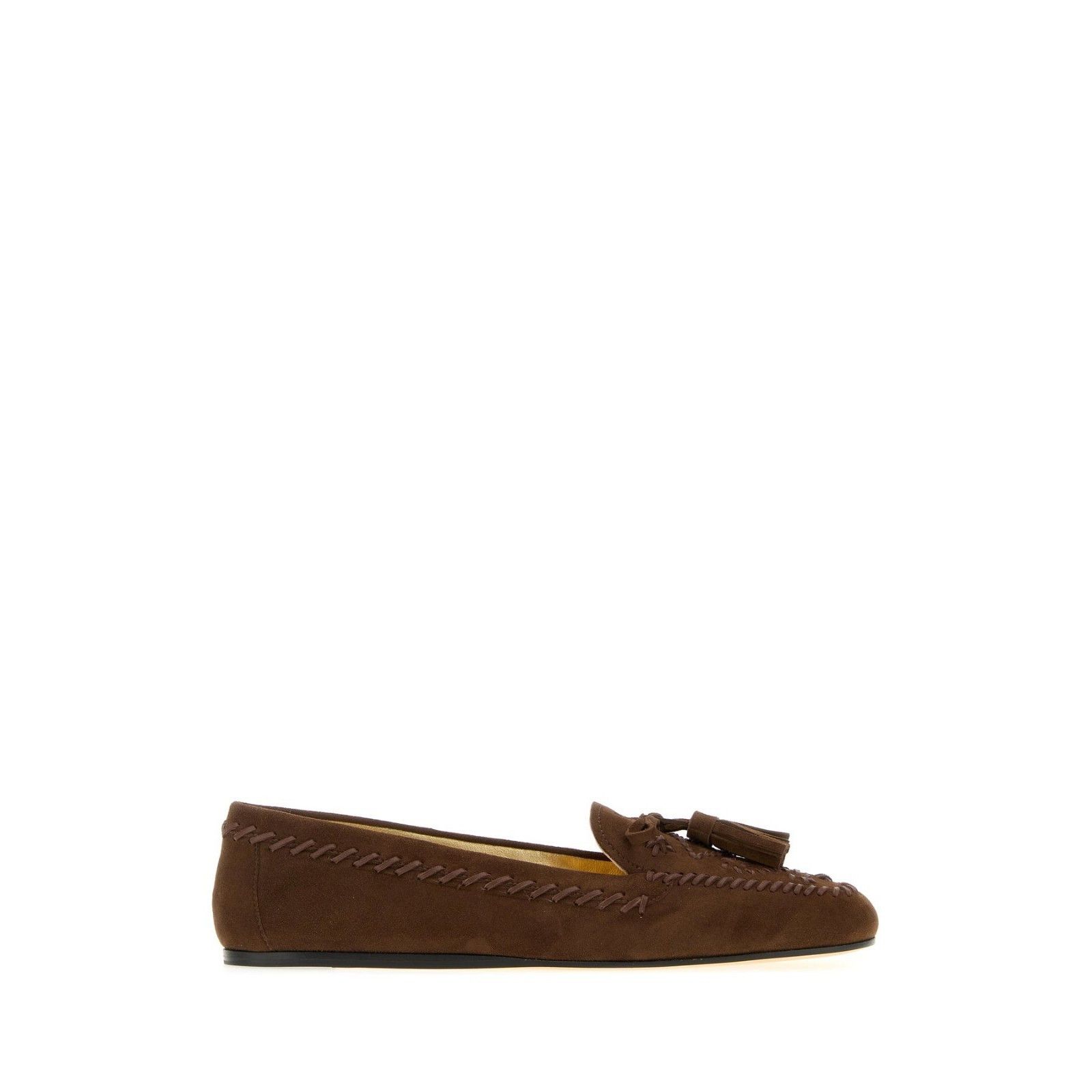 Prada PRADA Cocoa Brown Suede Tassel Loafers New & Authentic (Wome Size US 8.5 / IT 38.5 - 5 Thumbnail
