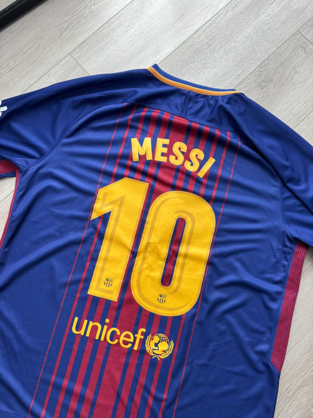 Nike Nike Messi F.C. Barcelona 2018 Home Soccer Football Jersey Size US XL / EU 56 / 4 - 7 Thumbnail