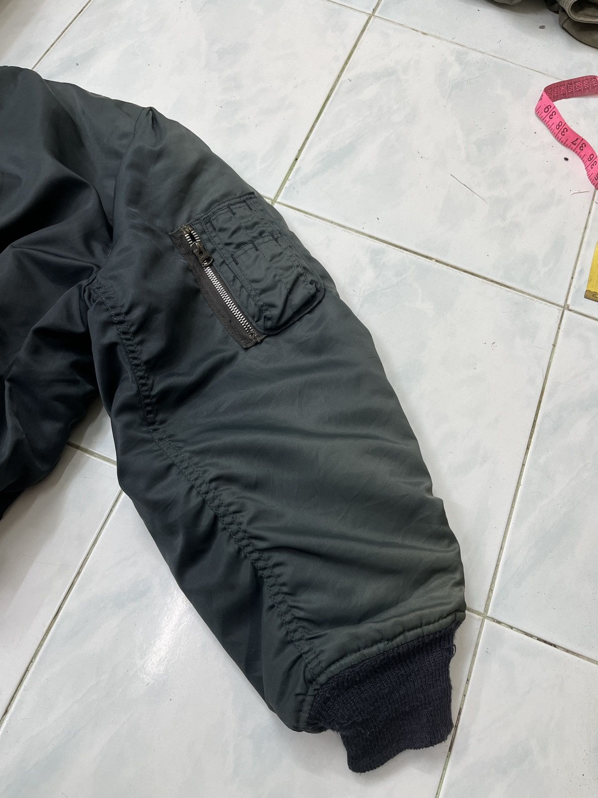 Vintage 🔥🔥🔥STEALS VTG USAF MA1 BOMBER JACKET Size US L / EU 52-54 / 3 - 12 Thumbnail