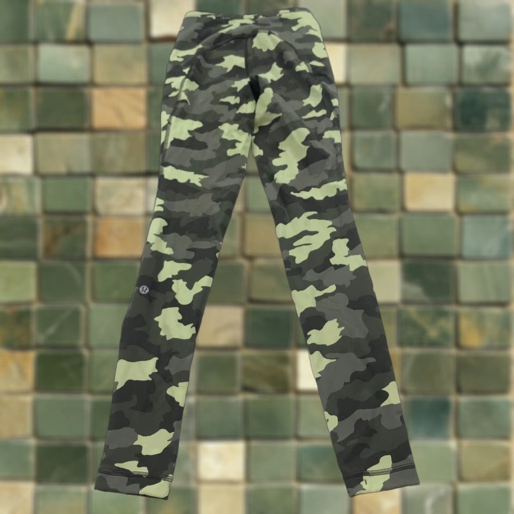 Lululemon Lululemon Swift Speed 2 Leggings Pants Camouflage Mint 22W 27.5L Athleisure Women Barred by HRJ Size 40" / US 18 - 1 Thumbnail