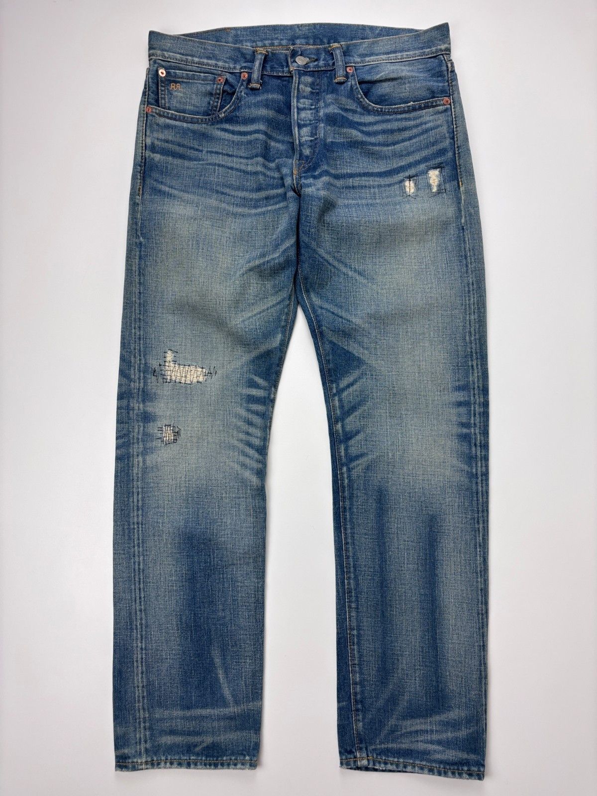 RRL Ralph Lauren RRL Double RL Slim Fit Japan Woven Selvedge Denim 