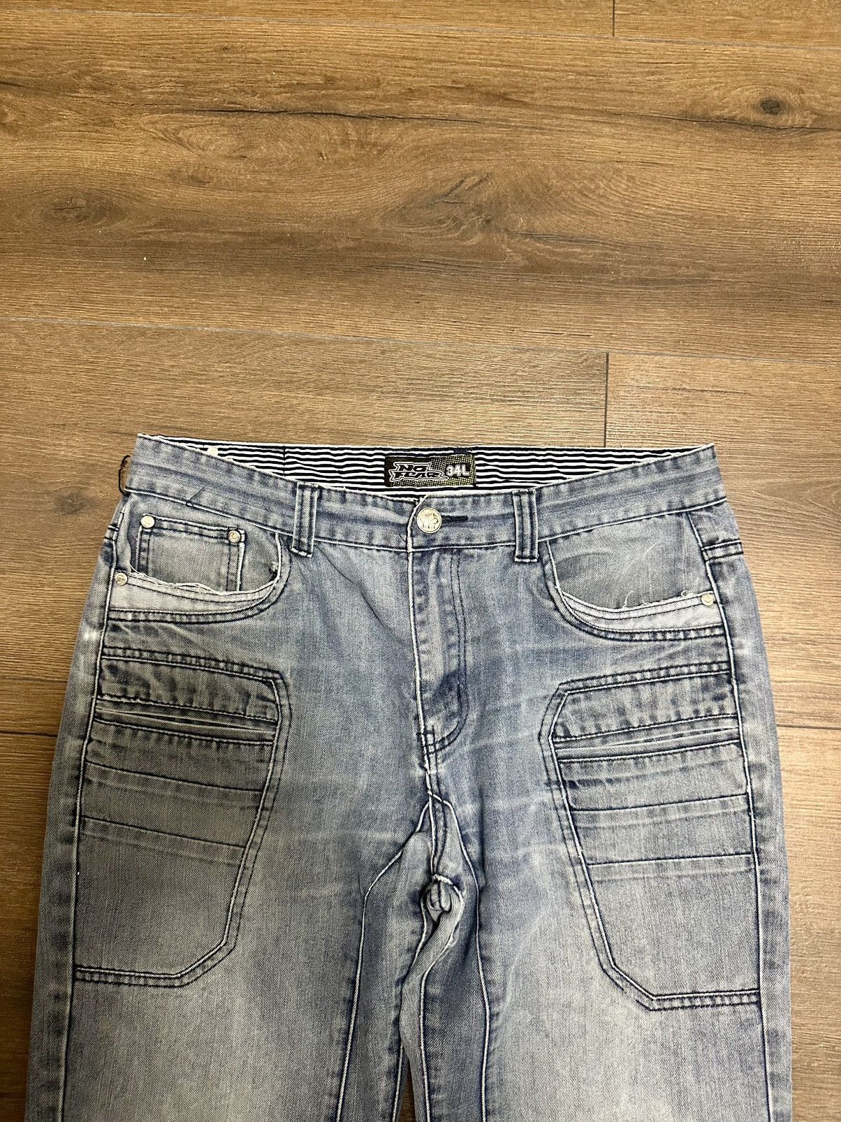 No Fear Vintage If Six Was Nine Style Y2K Jeans Style White Size US 34 / EU 50 - 8 Thumbnail