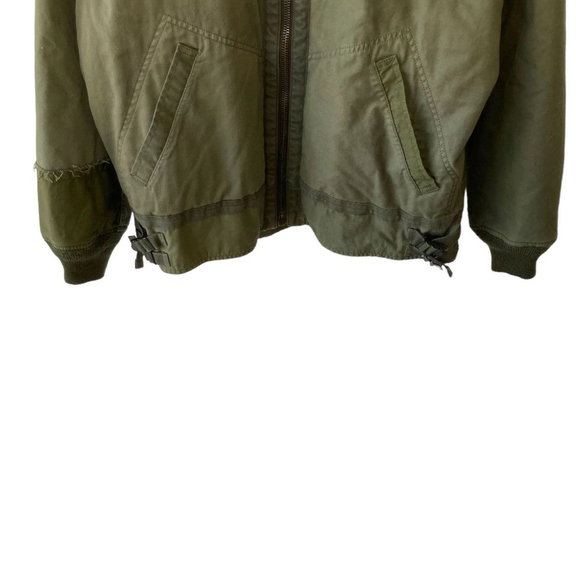 Comme des Garcons Homme Comme des Garçons Homme Men's Sherpa Collar Jacket in Khaki Size US S / EU 44-46 / 1 - 2 Thumbnail