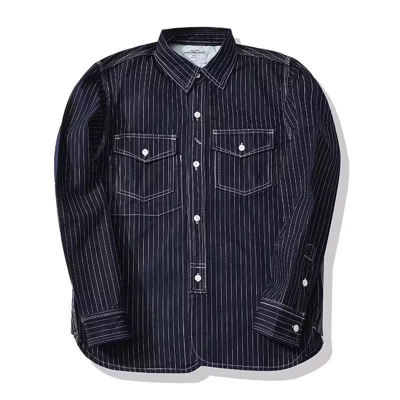 PPFM Double pocket wabash blue colour shirt Size US L / EU 52-54 / 3 - 1 Thumbnail