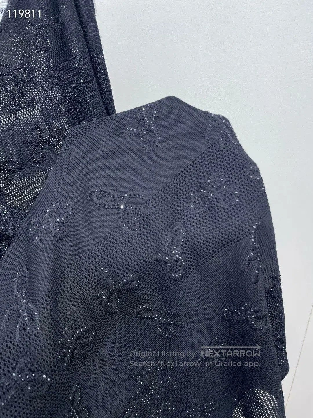 Chanel Chanel 2024 Crystal Bow Cutout Dress. Size S / US 4 / IT 40 - 4 Thumbnail