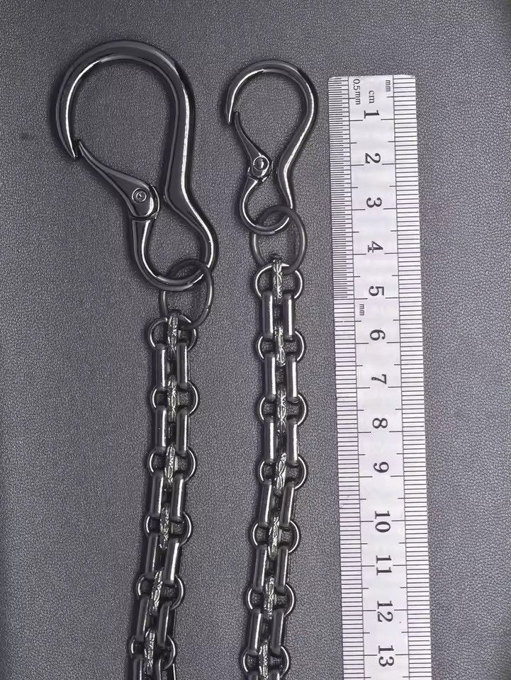 Jewelry gunmetal black Hip pop Wallet Chain Size ONE SIZE - 3 Thumbnail