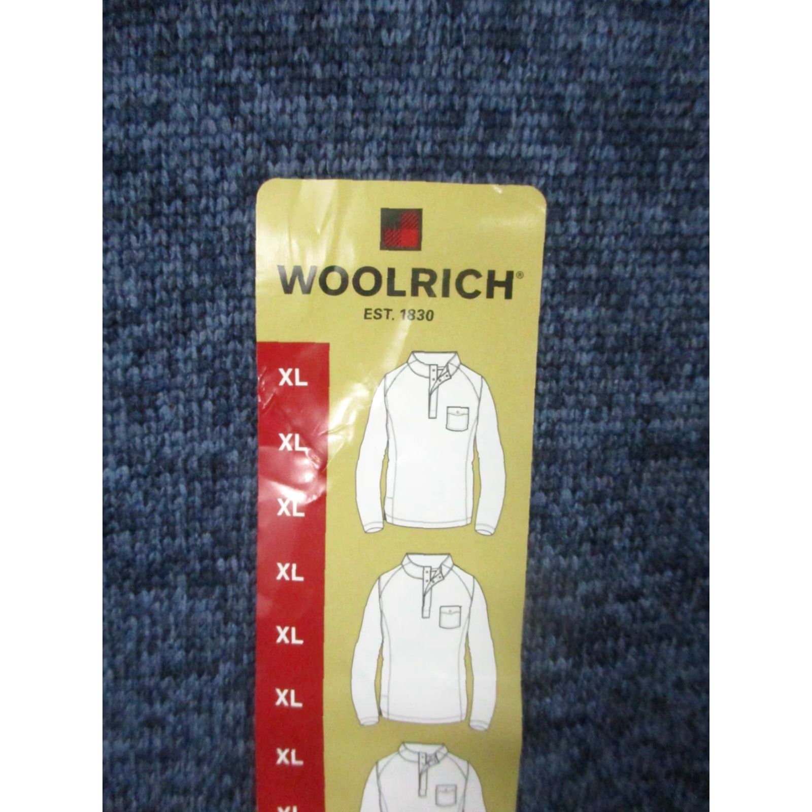 Vintage VINTAGE Woolrich Pullover XL Men's Heather Blue Fleece Lined NWT Size US XL / EU 56 / 4 - 2 Thumbnail