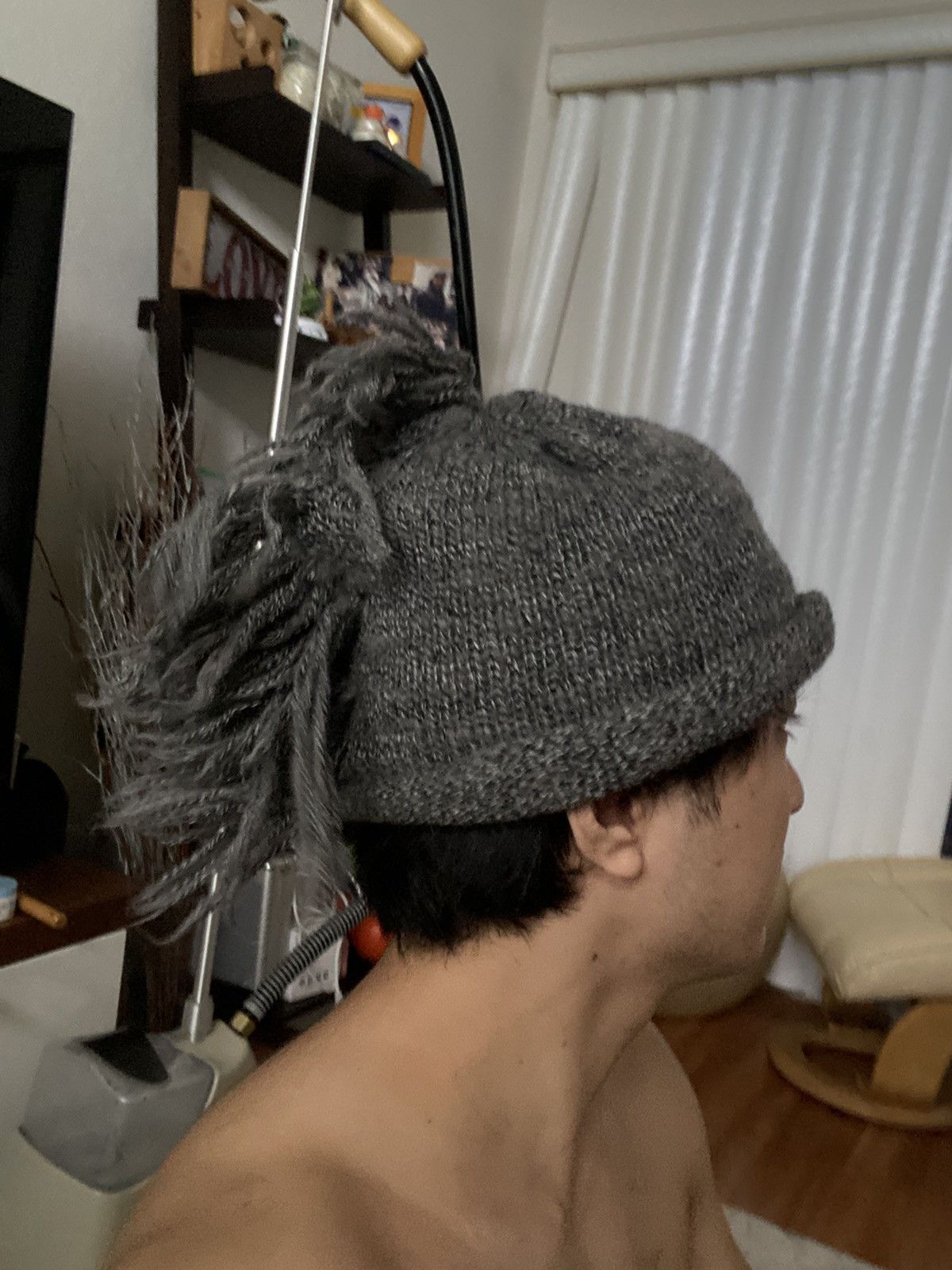 Kapital Kapital - Half Mohawk Knit Beanie Size ONE SIZE - 5 Thumbnail