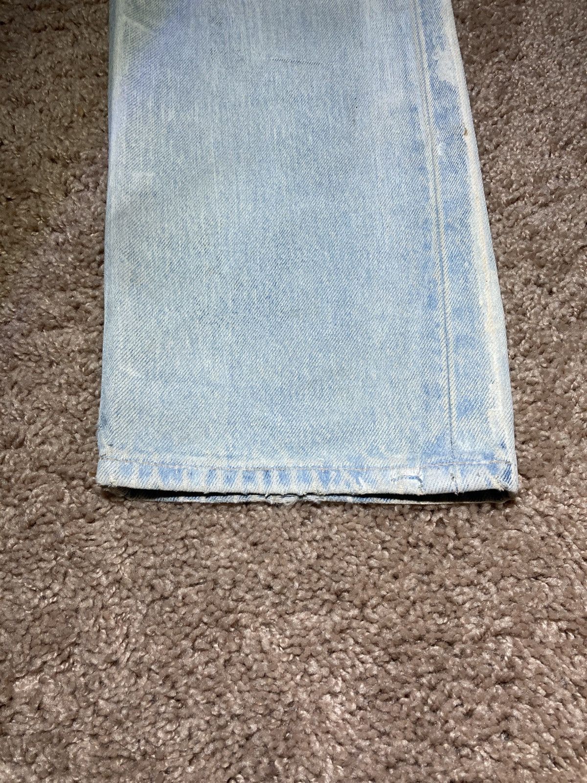 Maison Margiela SS03 Maison Margiela Artisanal Painted Denim Jean White 0 10 Size US 28 / EU 44 - 4 Thumbnail