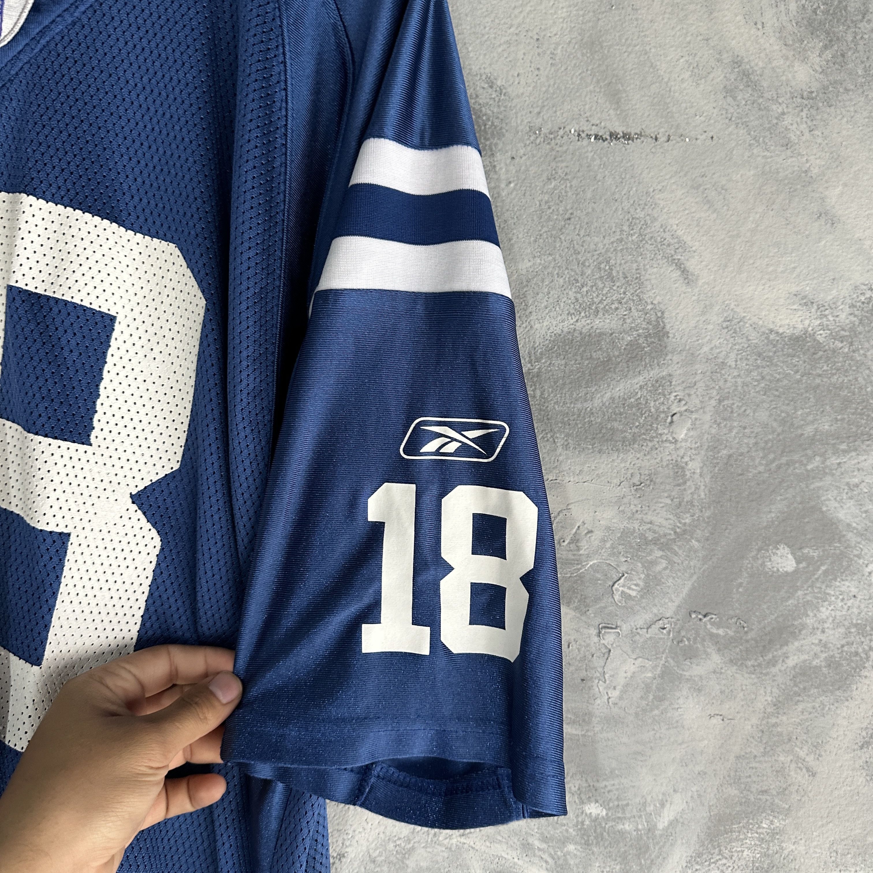 Reebok Vintage Indianapolis Colts Jersey XL Peyton Manning Mens Size US XL / EU 56 / 4 - 5 Thumbnail