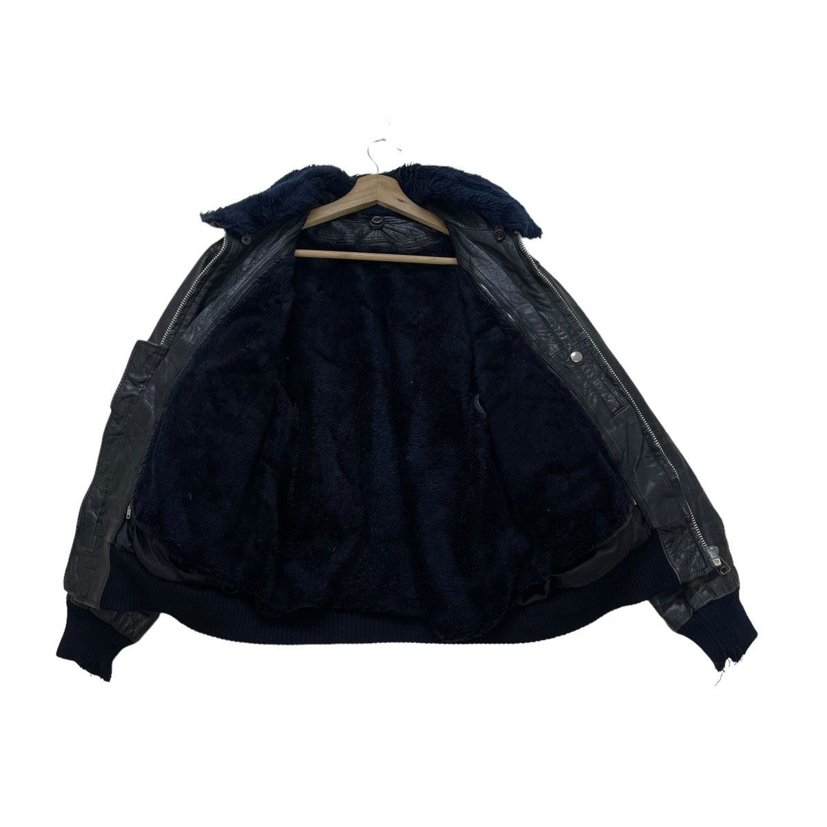 Aviator Nation 💥Vintage Japanese Brand Leather Aviator Military A2 Jacket Size US S / EU 44-46 / 1 - 3 Thumbnail