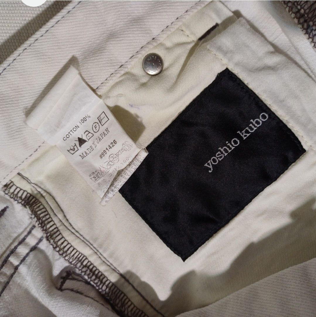 Yoshio Kubo Embroidery Knee Jeans White Yoshio Kubo Size US 30 / EU 46 - 4 Thumbnail