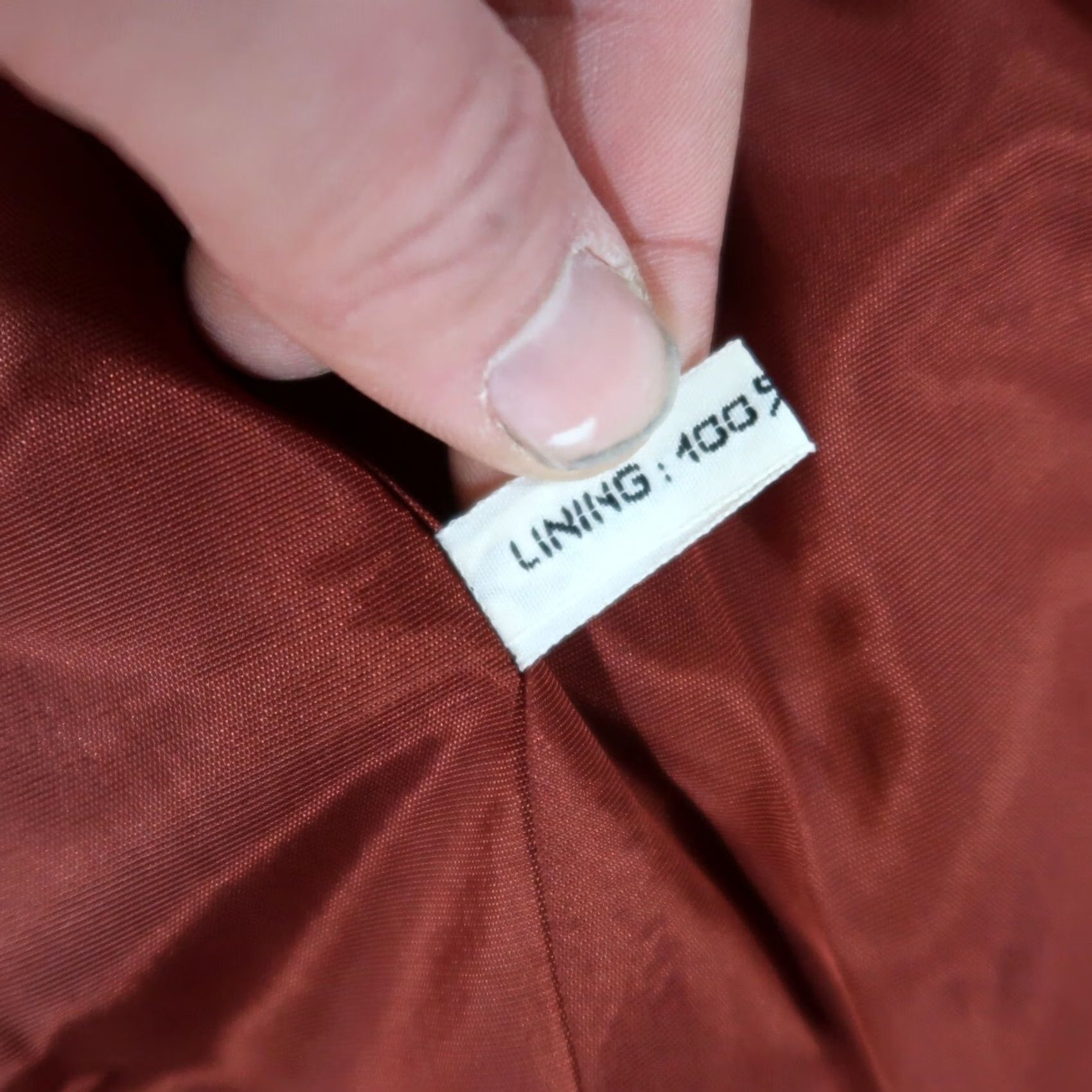 Vintage VINTAGE Saxton Hall Coat Woman's 20 Red Wool Long Overcoat Button Lined 80s 90s USA Mens Women Girls Size 3XL / US 20-22 - 6 Thumbnail