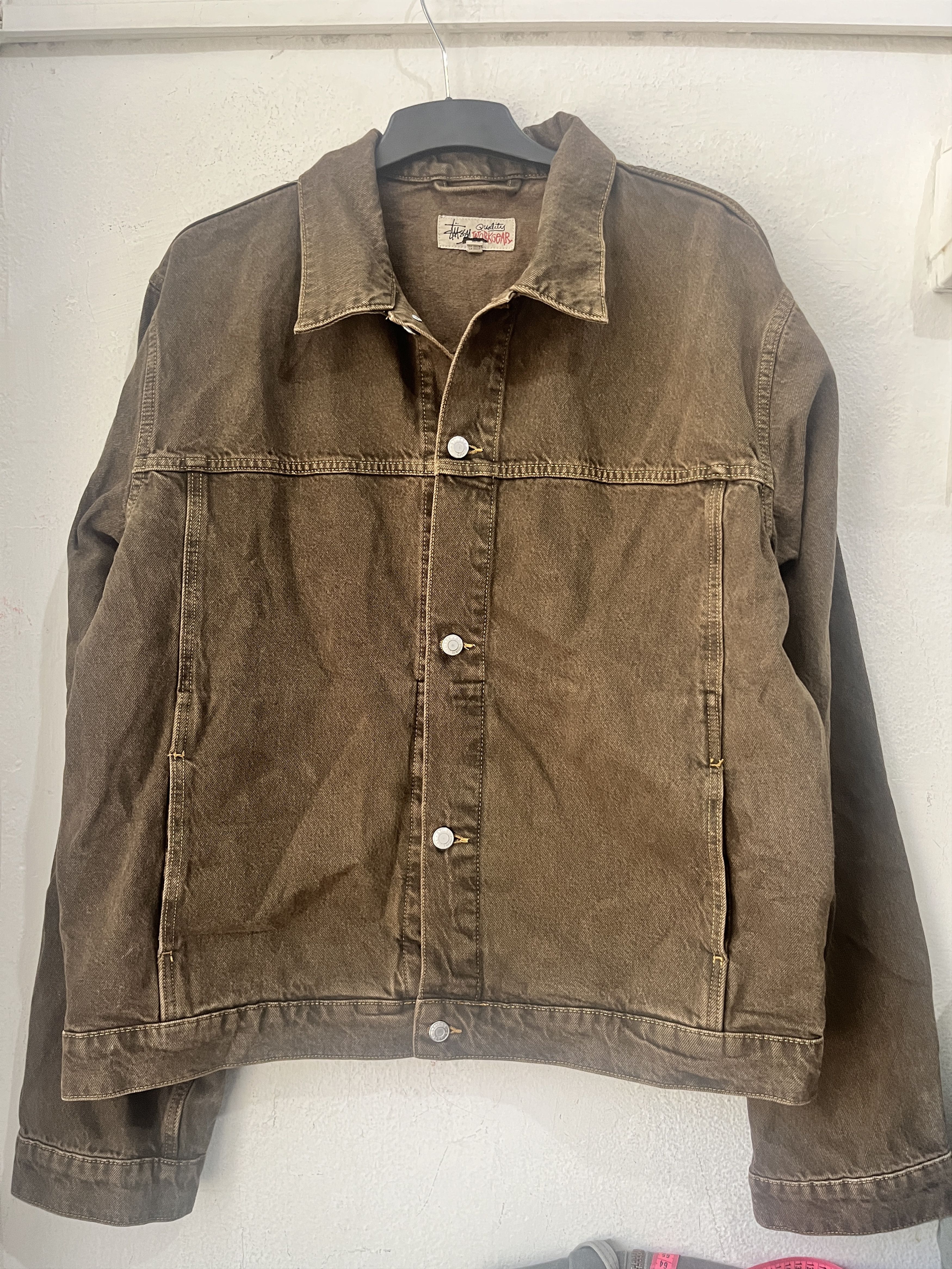 Stussy TRUCKER JACKET DENIM Size US XXL / EU 58 / 5 - 6 Thumbnail