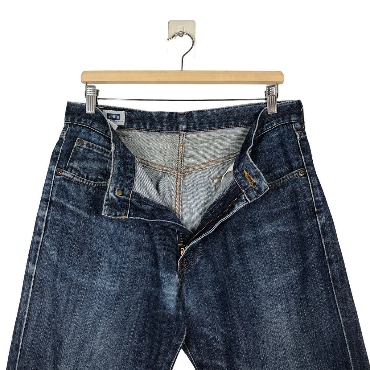 Edwin 🔥Vintage Edwin International Basic Jeans Size US 34 / EU 50 - 17 Thumbnail