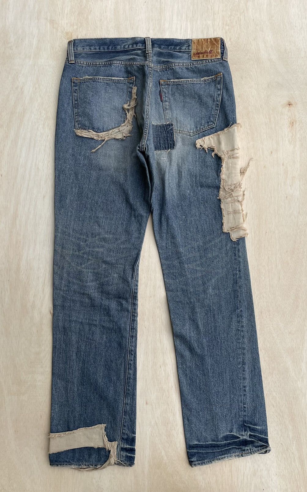 Beauty Beast × Japanese Brand × Vintage Vintage John bull Distressed Denim Jeans Size US 34 / EU 50 - 4 Thumbnail