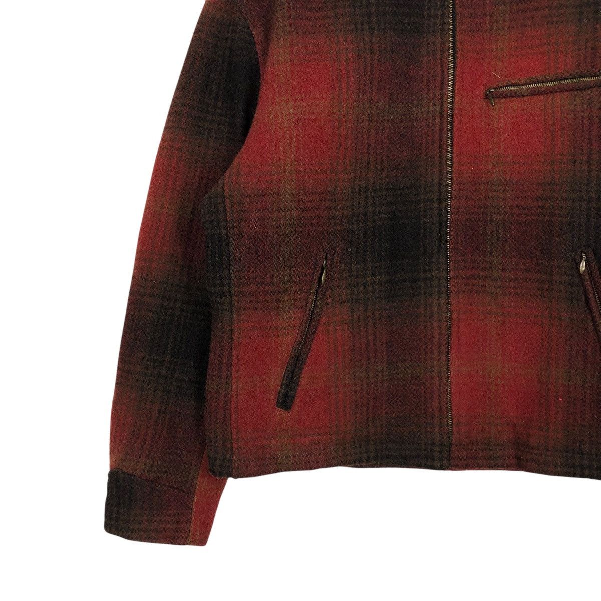Japanese Brand 🔥VINTAGE CHORE WOOL JACKET UNIQLO TARTAN ISSEY MIYAKE Size US M / EU 48-50 / 2 - 6 Thumbnail