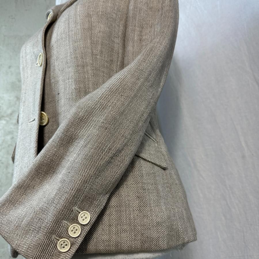 Loro Piana × Vintage Loro Piana Linen&Silk Jacket Size M / US 6-8 / IT 42-44 - 8 Thumbnail