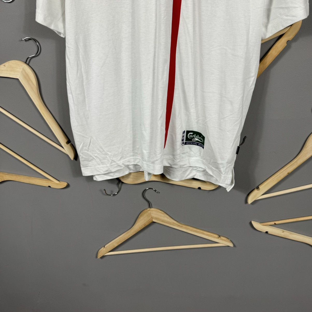 Umbro Vintage Umbro England Carlsberg Soccer T-shirt Size US L / EU 52-54 / 3 - 5 Thumbnail