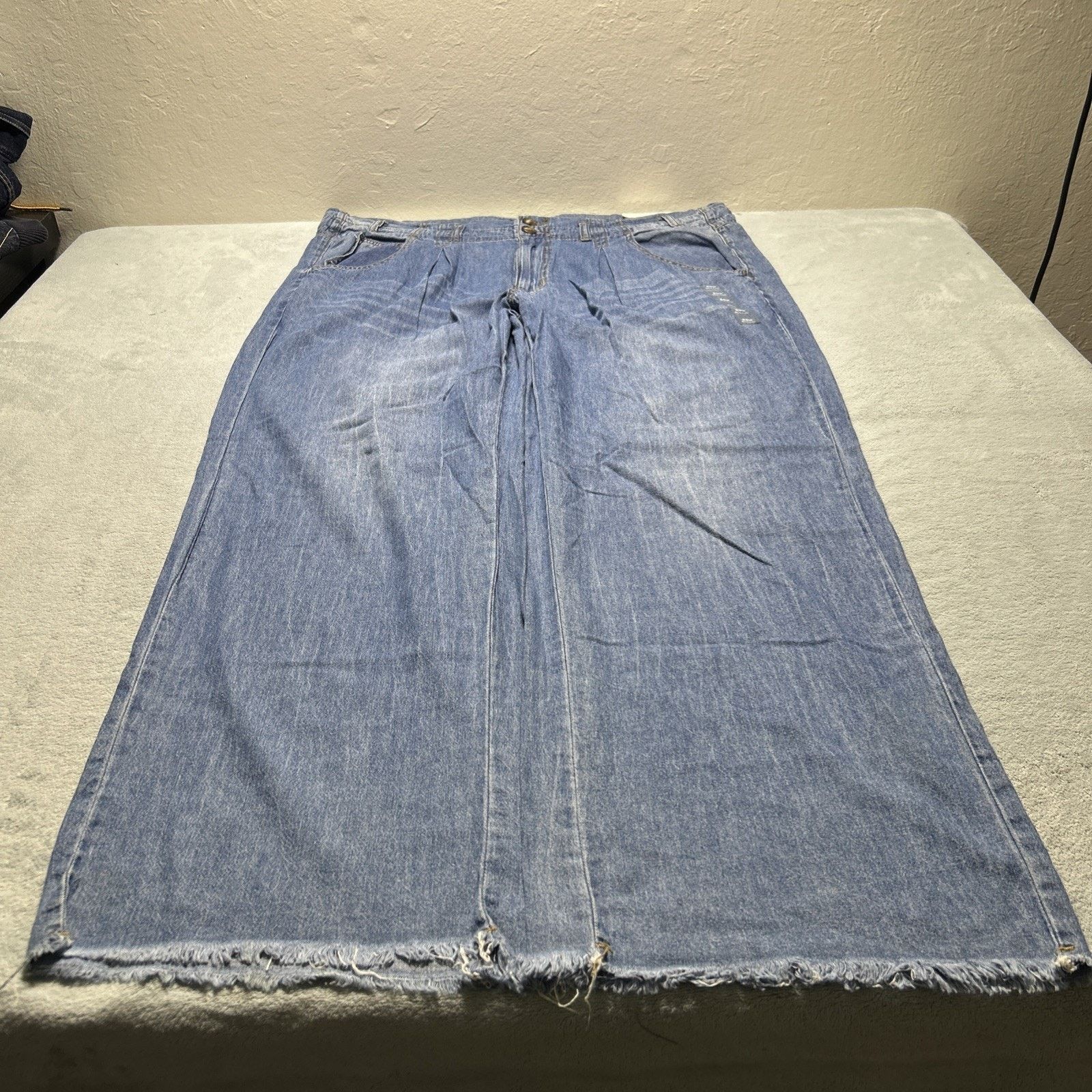JNCO Deadstock Beyond Baggy Jeans Womens 20w - 45x33 Raw Hem Wide Size 42" / US 20 - 9 Thumbnail