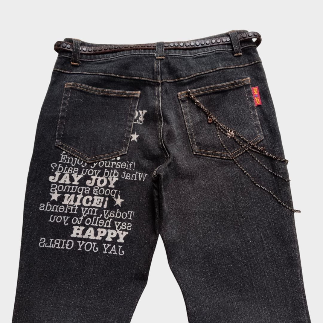 Le Grande Bleu (L.G.B.) Jay joy Typewriter flared jeans Size US 27 - 4 Thumbnail