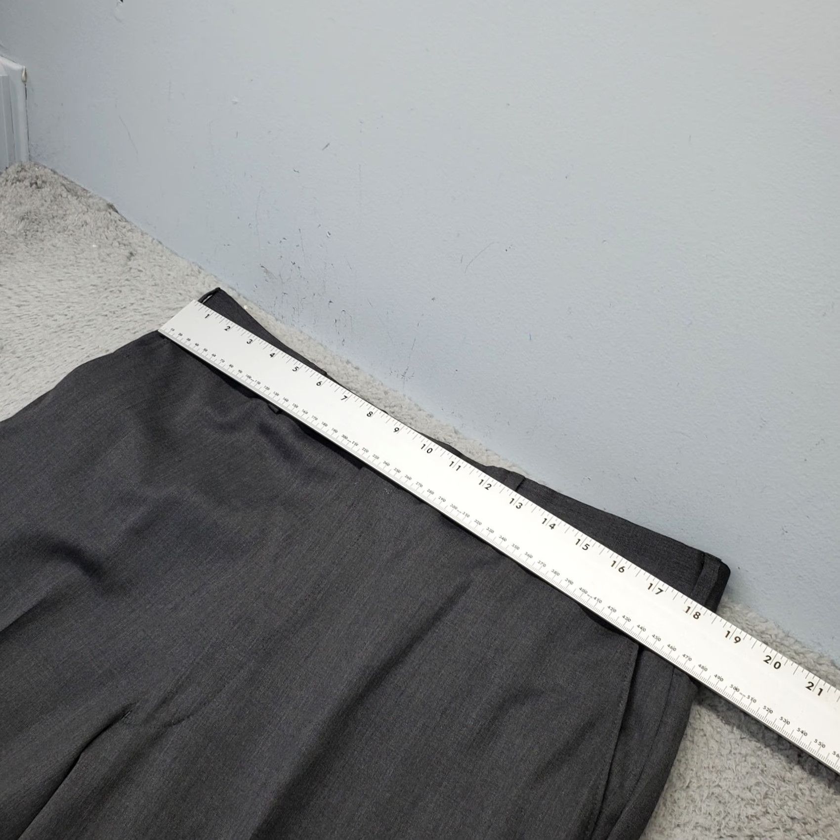 Jos. A. Bank Jos. A. Bank Dress Pants Mens 36x32 Charcoal Tailored Fit Formal Straight Leg Shirt Pants Womens? Size US 36 / EU 52 - 4 Thumbnail