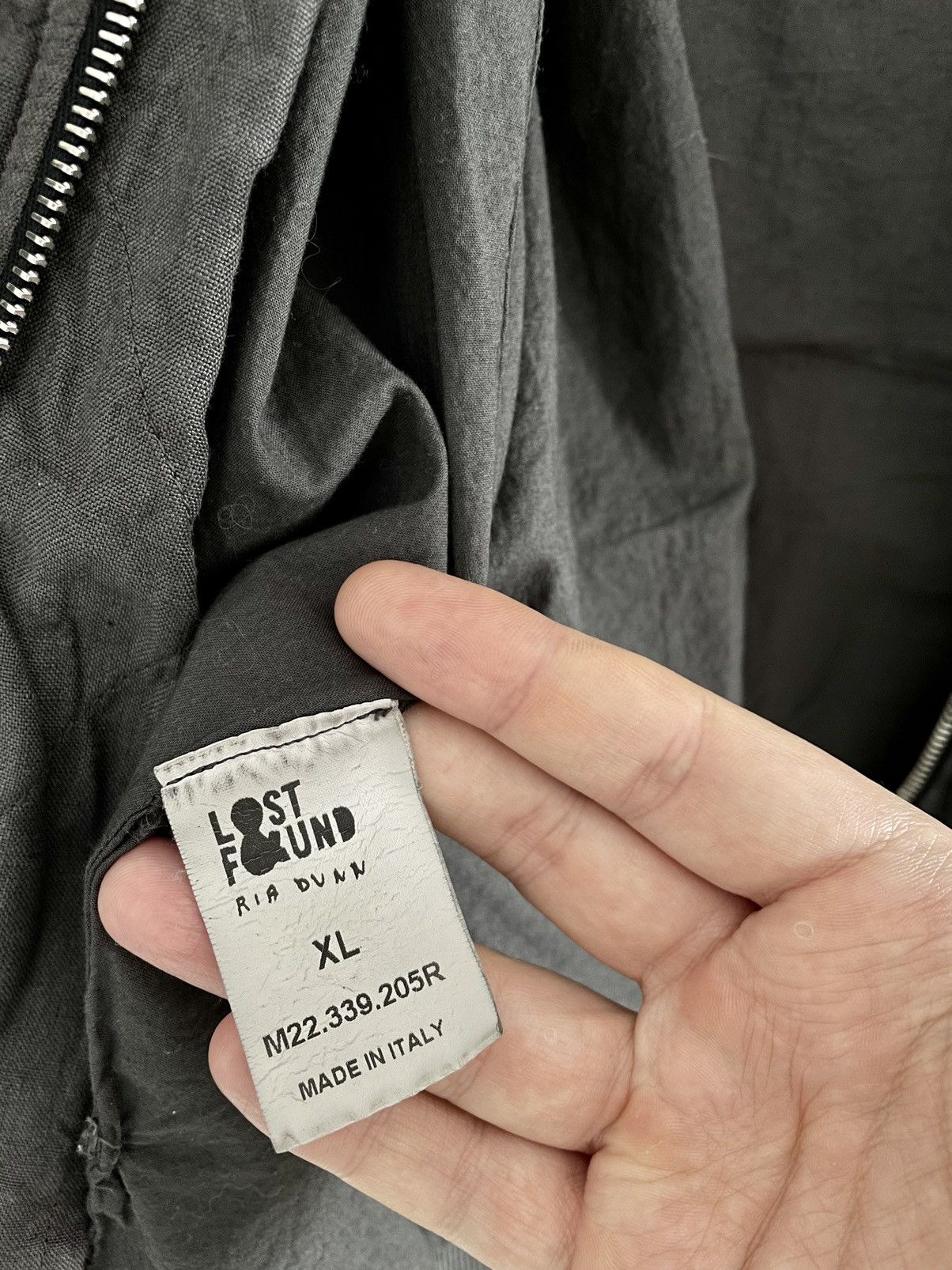 Lost & Found Ria Dunn Lost & Found Rooms Oversized Wrinkled Linen Bomber Jacket Size US XL / EU 56 / 4 - 9 Thumbnail