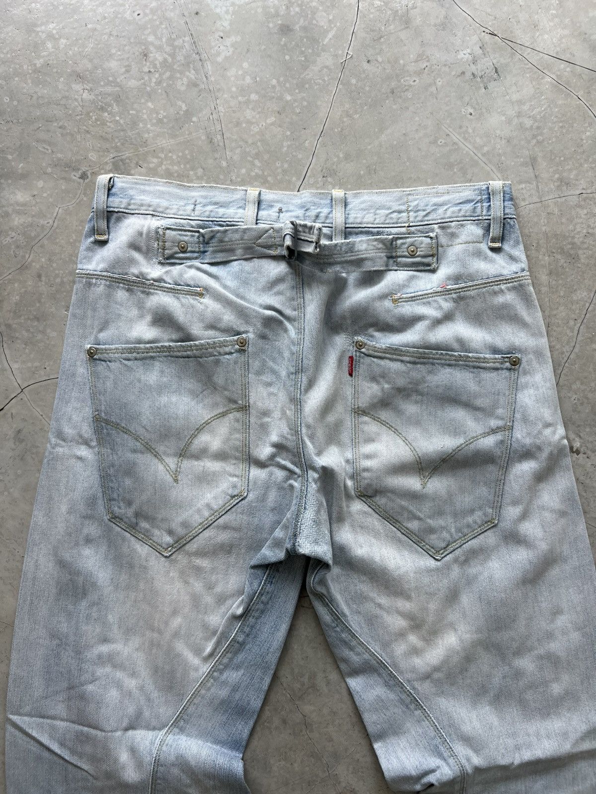 Levi's Levis Engineered Jeans Buckleback Tag W31 Actual 33x32 Size US 31 - 6 Thumbnail