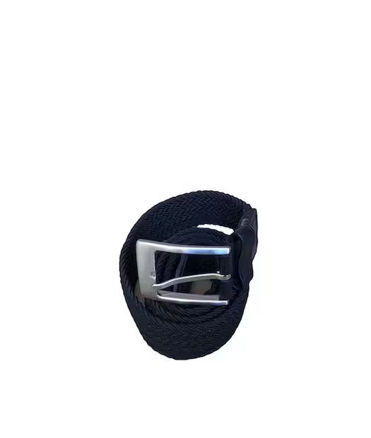 image of Braided Black Buckle Belts, Men's