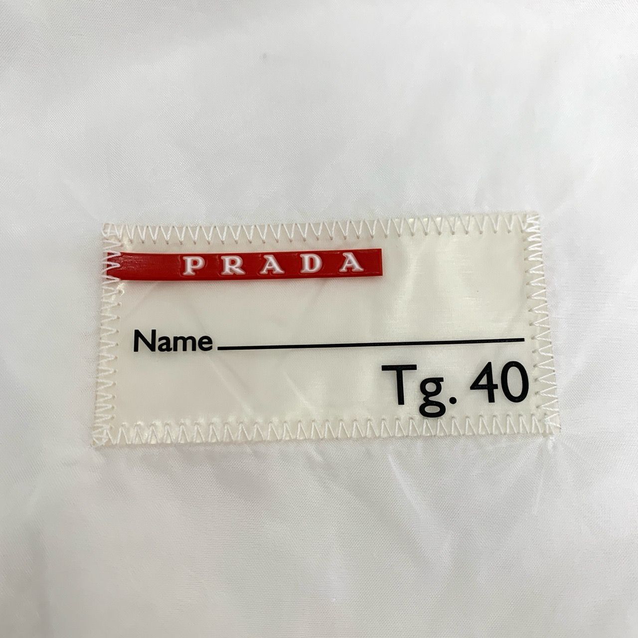 Prada Prada Milky White Hooded Silk Blend Zip-Up Jacket Size S / US 4 / IT 40 - 2 Thumbnail