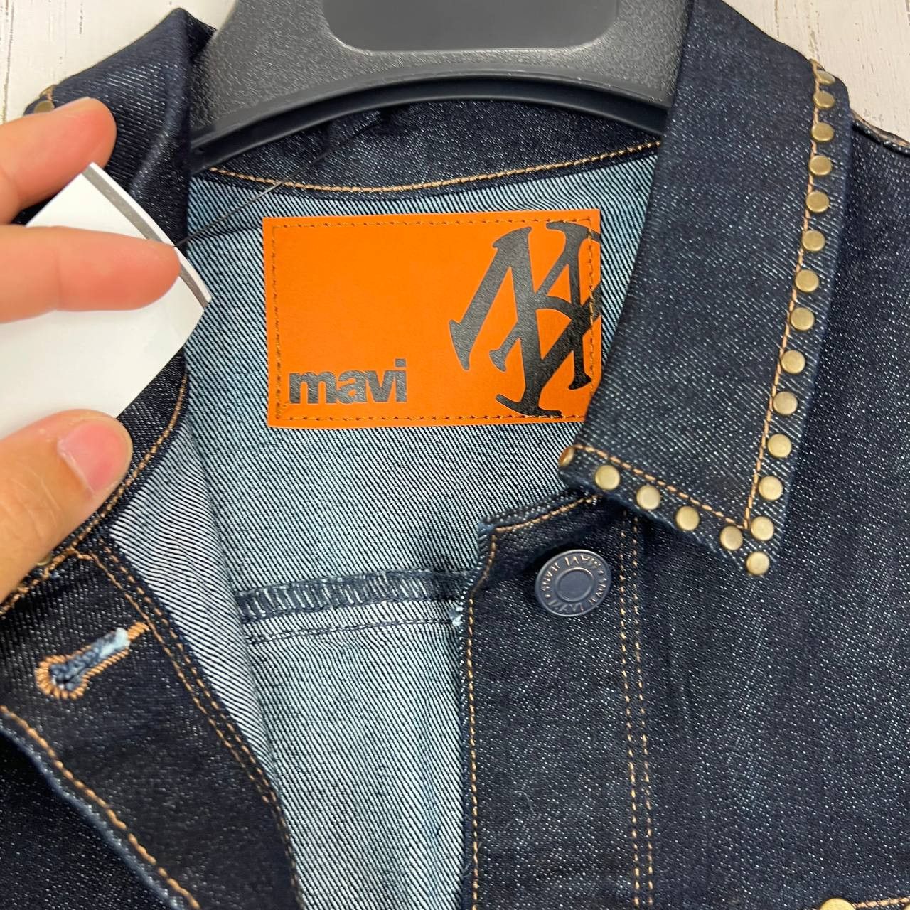 Mavi Mavi Small Classic Fit Stretchable Denim Jeans Jacket Women Size S / US 4 / IT 40 - 4 Thumbnail