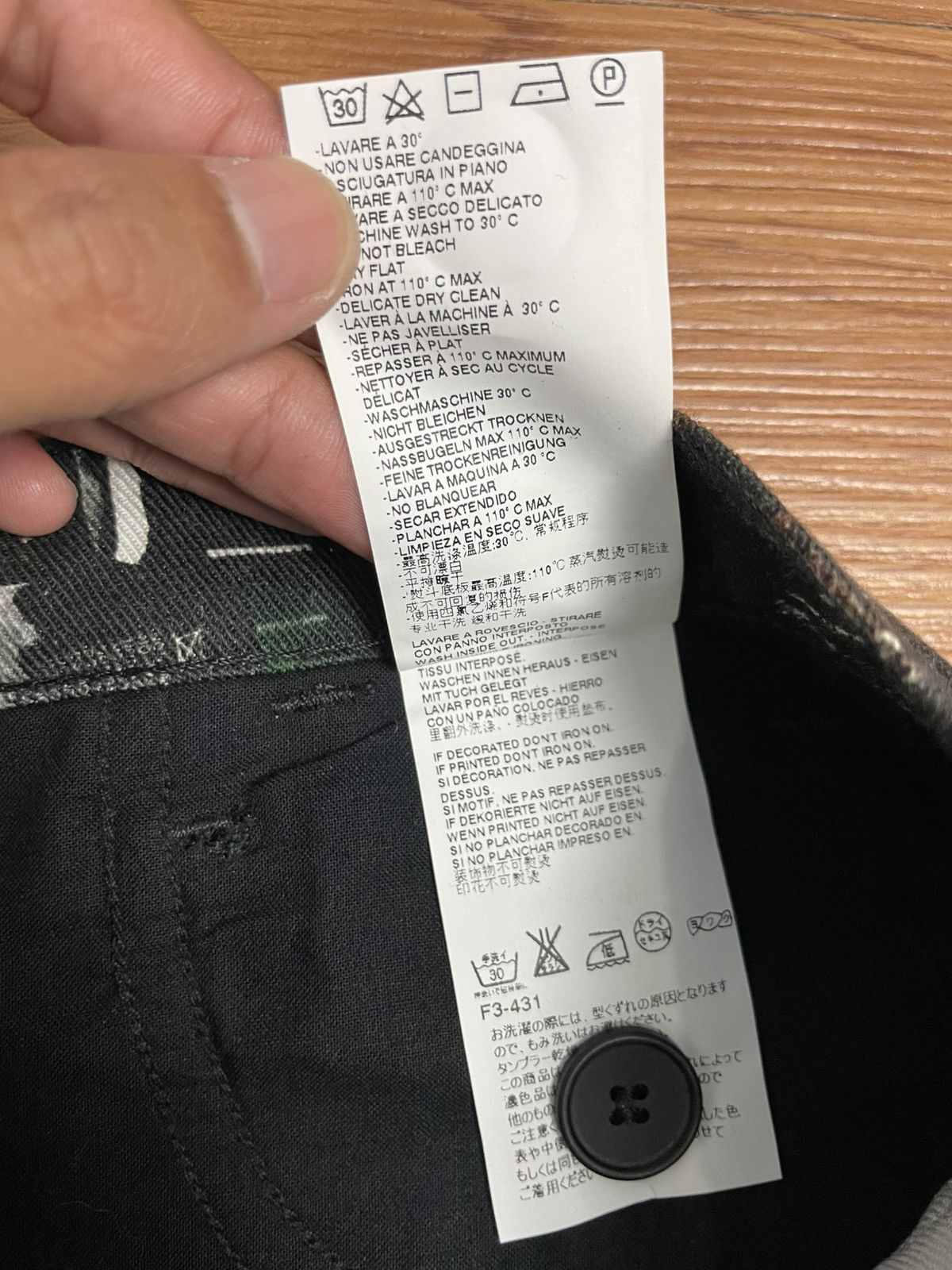 Maison Margiela Maison Margiela MM6 Grafiti Skinny Pants Size US 27 - 10 Thumbnail