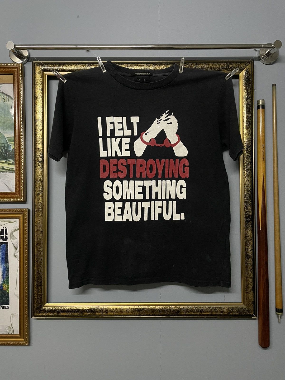 Designer × Japanese Brand × Vintage Vintage 1990s Japan Designe Difference Rupert Wording Tee Size US M / EU 48-50 / 2 - 1 Thumbnail