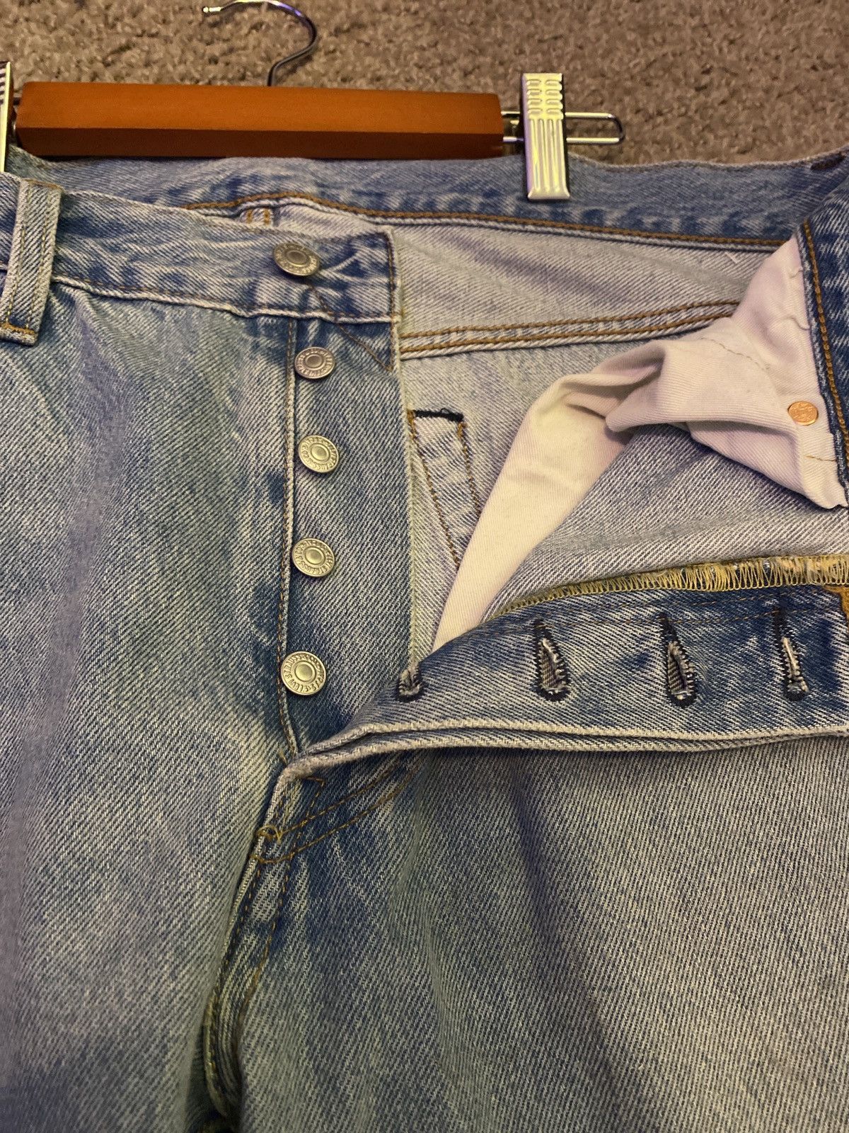 Levi's Levis 501 denim pants Size US 34 / EU 50 - 6 Thumbnail