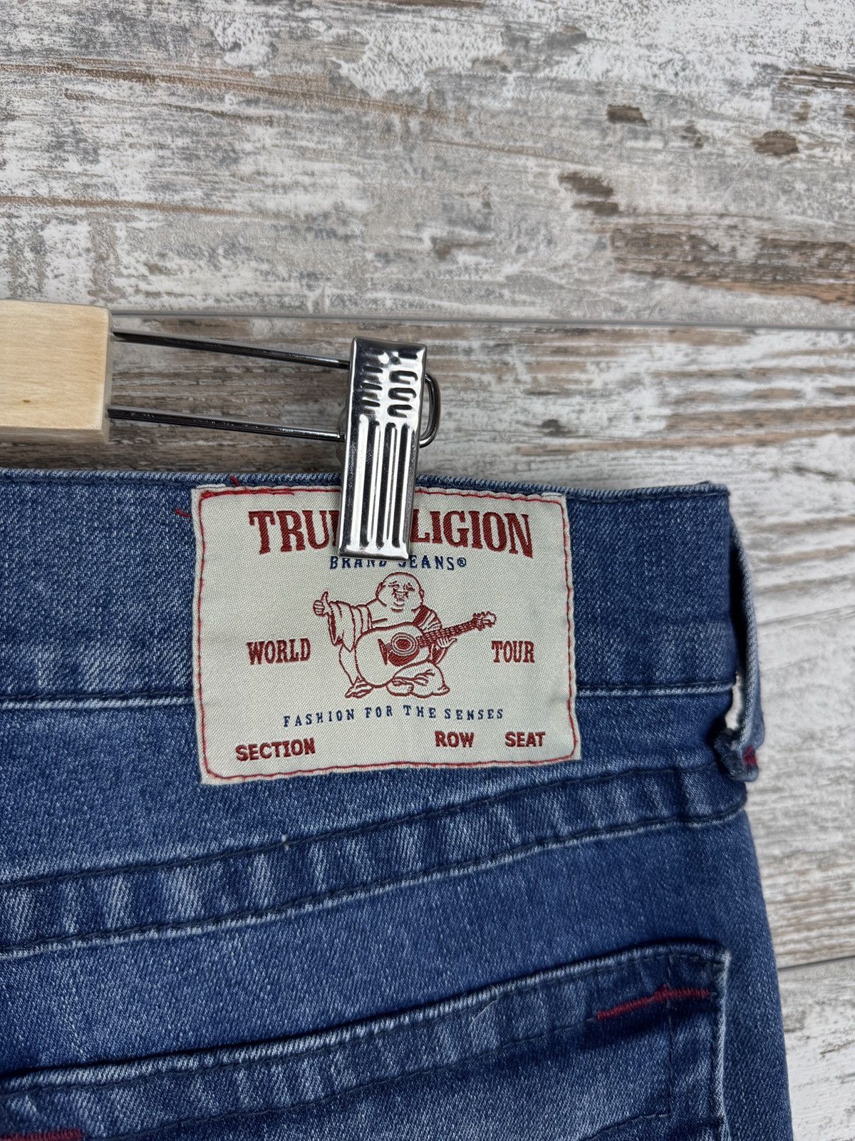 Japanese Brand × True Religion Vintage True Religion rocco relaxed skinny jeans pants denim Size US 34 / EU 50 - 12 Thumbnail