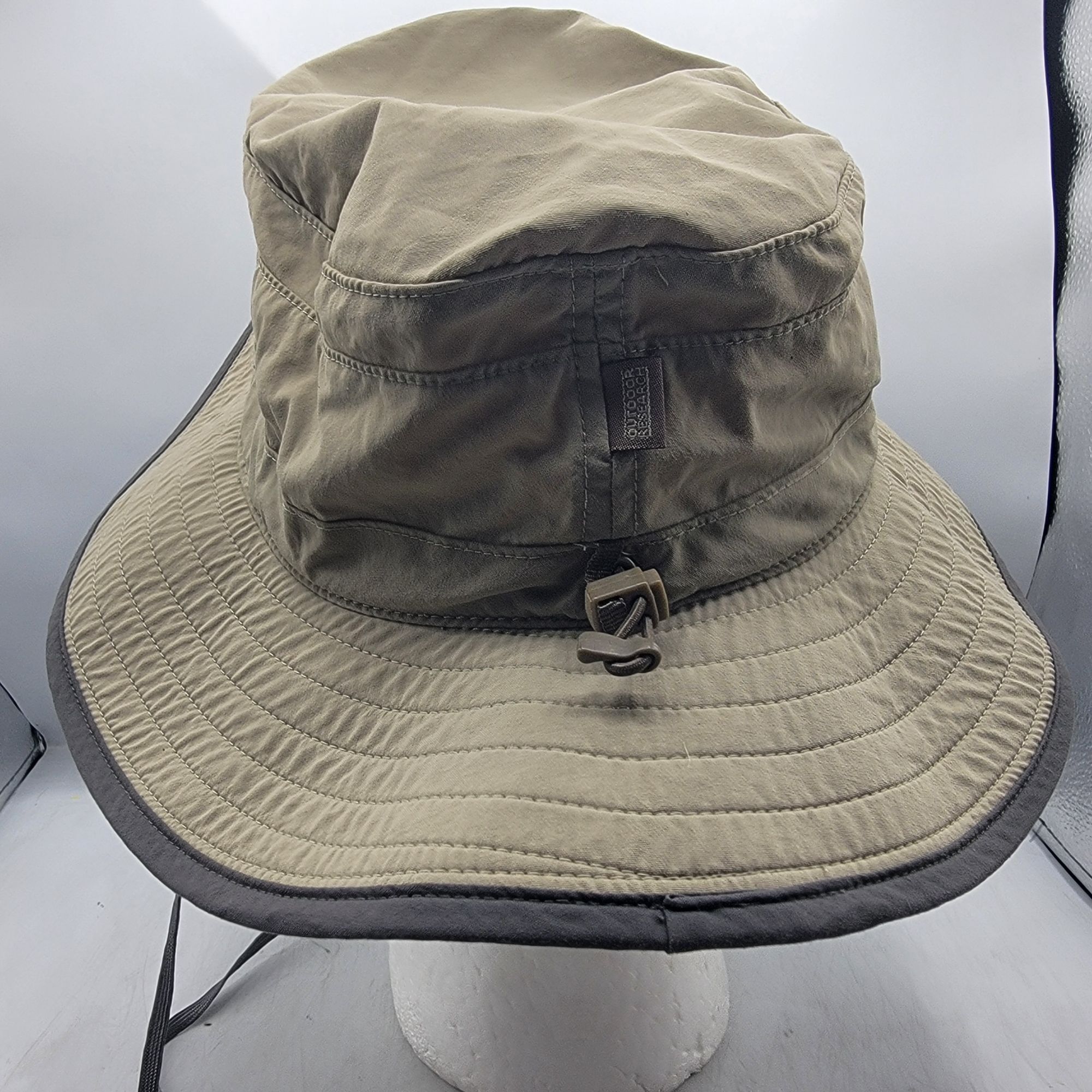 Outdoor Research Outdoor Research Beige Sun Hat Camping Hiking Wide Brim Adju Size ONE SIZE - 3 Thumbnail