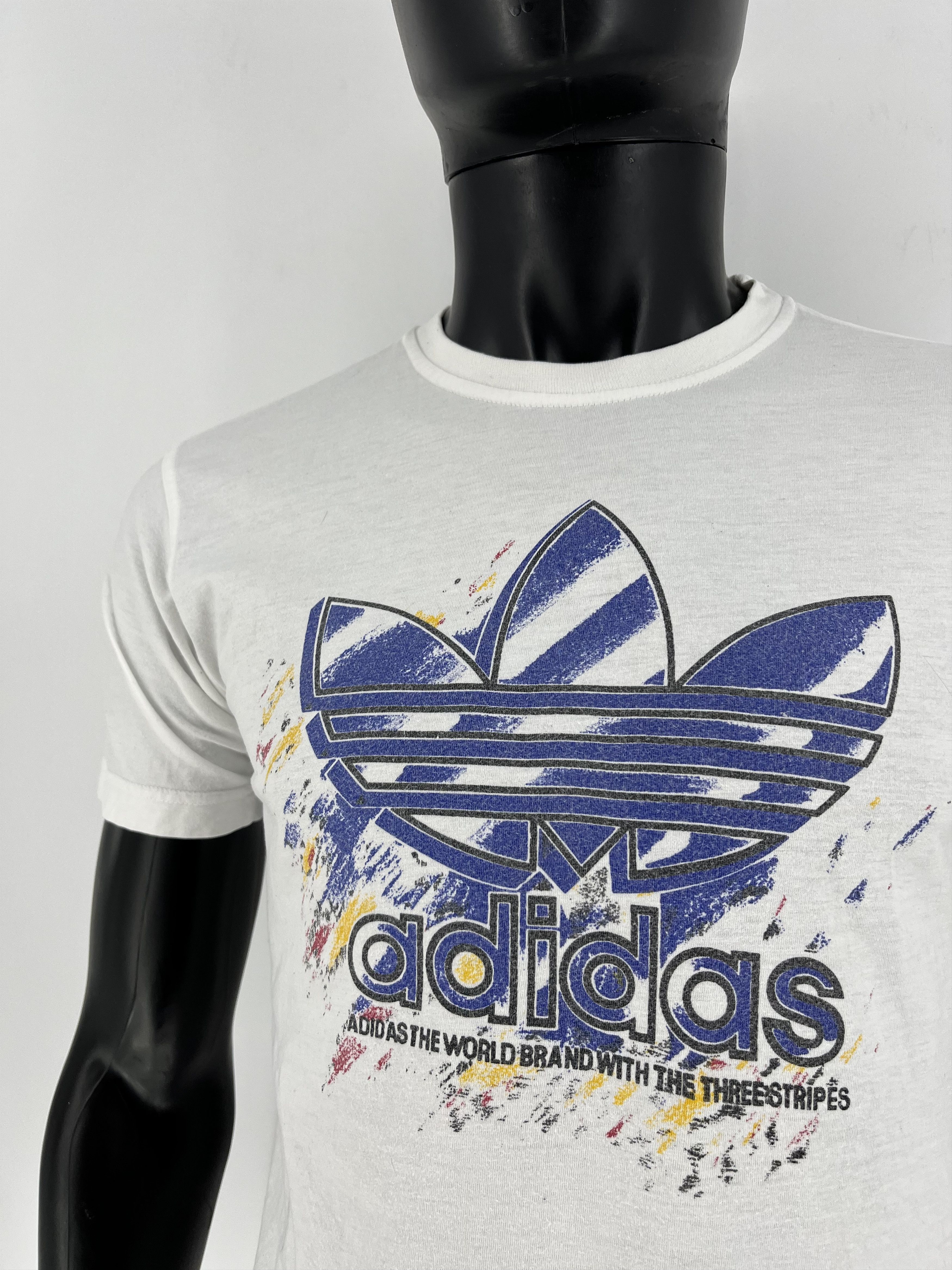 Adidas × Vintage Adidas Vintage 90s T-Shirt Tee Y2K Streetwear Size US XS / EU 42 / 0 - 6 Thumbnail