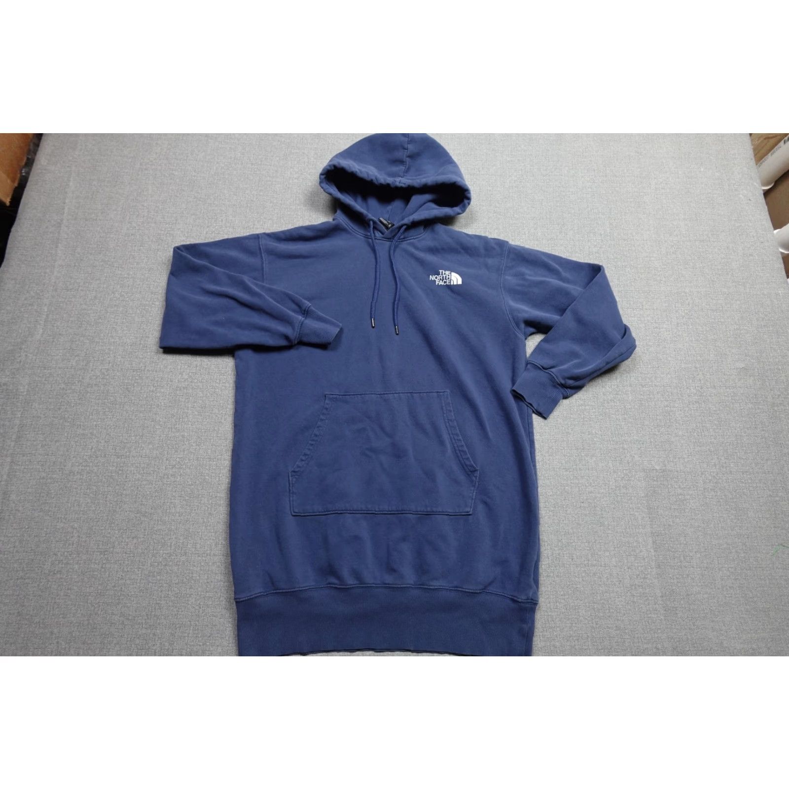 The North Face The North Face Hoodie Womens M Blue Kangaroo Pocket Pullover Fleece Embroidered Logo Casual Everyday Sweatshirt Size M / US 6-8 / IT 42-44 - 3 Thumbnail